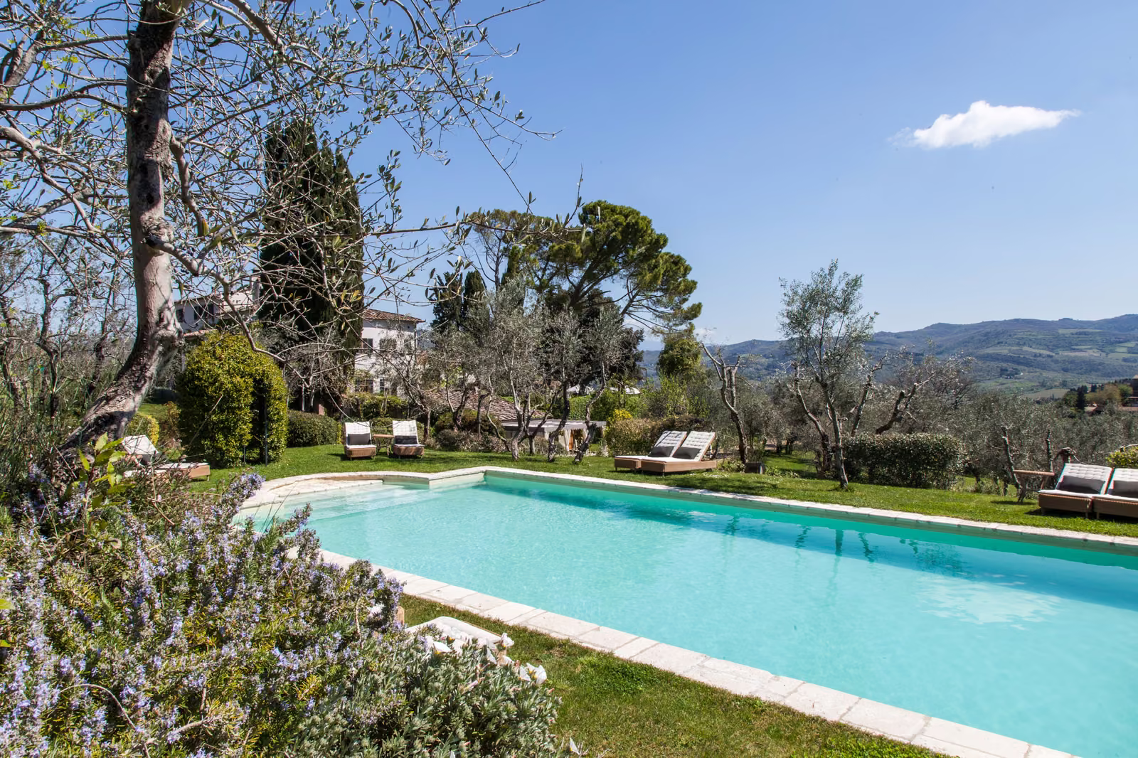 Villa Bordoni — villa toscana con piscina e uliveto